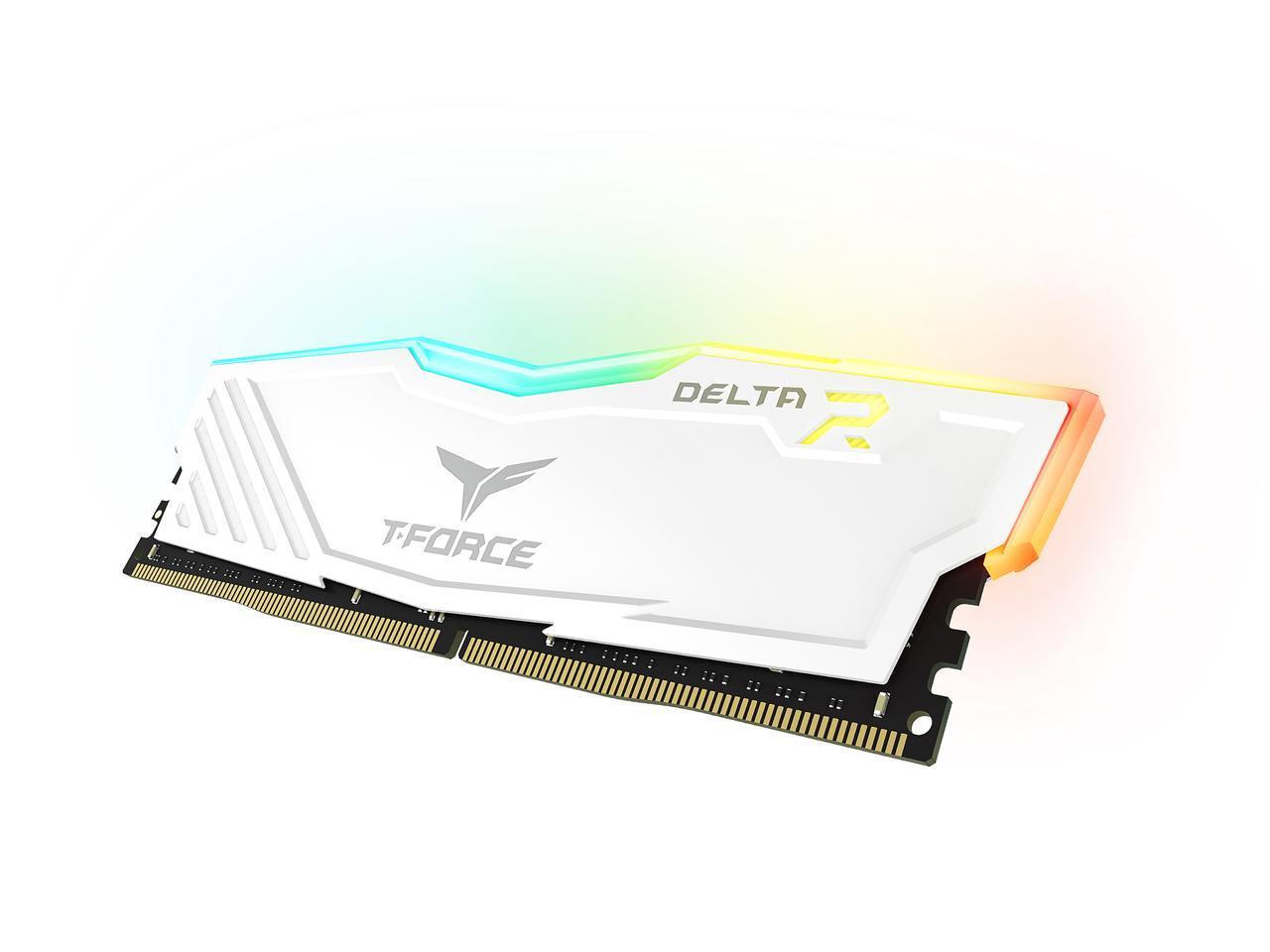 Memorie Team Group T-Force Delta RGB White DDR4 - 16GB (2x8GB