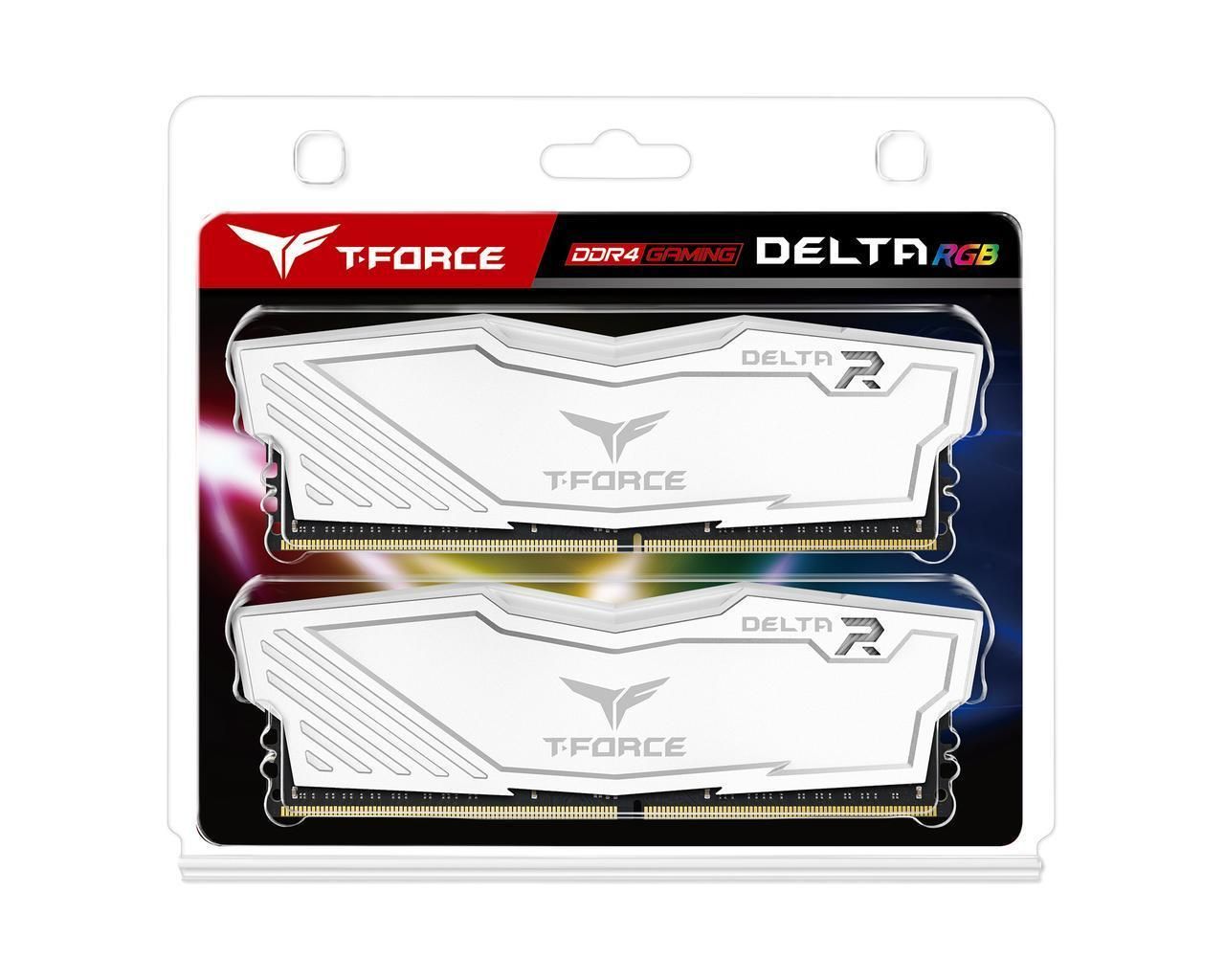 Memorie Team Group T-Force Delta RGB White DDR4 - 16GB (2x8GB
