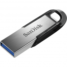 Memorie USB SanDisk Ultra Flair, USB 3.0, 128GB, Argintiu, image 