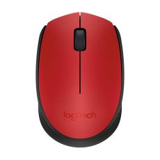 Mouse wireless optic LOGITECH M171, Rosu, USB, image 