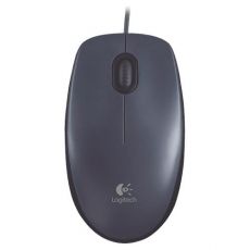 Mouse optic cu fir LOGITECH M100, Negru, USB, image 
