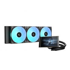 DeepCool Water Cooling LT360 VISION ARGB - 4.5 inch IPS LCD screen - LGA1851/AM5, image 