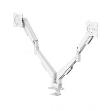Hama Monitor Mount, 2 Monitors, Gas Spring, Fully Mobile, 17" - 35", white, image 
