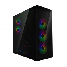 Case Arctic Xtender VG - Black Mid-Tower, image 