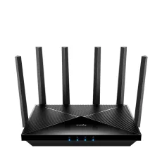 Wireless router Cudy WR11000, BE11000 Tri Band Wi-Fi 7, 4x2.5Gbps port, 6x5dBi antennas, image 