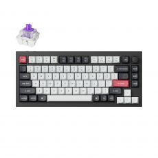 Mechanical keyboard Keychron Q1 HE QMK 75% Carbon Black - Wireless, image 