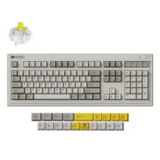 Wireless Mechanical Keyboard Keychron R6 QMK Retro - Super Banana Switch, image 
