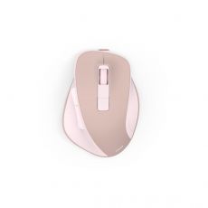 Hama “WM-500” Wireless Mouse, Ergonom., 6 Buttons, W/O Click Noise, Battery, pink, image 