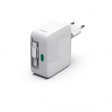 Hama Fast Charger, GaN, 2x USB-C, Extendable Charging Cable, PD, 30 W, white, image 