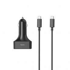 Hama Universal USB-C Car Notebook Power Supp. Unit, (PD), 5-20V/65W, 200018, image 