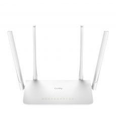Wireless Router CUDY WR1300, Dual-band AC1200, 300+867 Mbps, DDR 128MB, White, image 