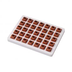Keychron Switches for mechanical keyboards Gateron Cap Golden Brown Switch Set 35 pcs, image 