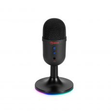 Marvo Gaming USB Microphone - MIC-06 Black - USB, RGB, image 