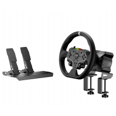 Wheel MOZA R3 Bundle R3 Base + ES Wheel + SR-P Lite Double + R3 Table Clamp for PC, image 