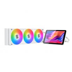 Xigmatek Water Cooling Connect Pro 360 Arctic - 7 inch Magnetic LCD Display, image 