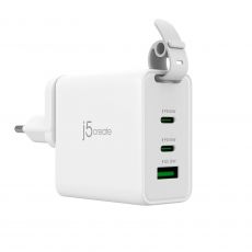 j5create 65W GaN USB-C 3-Port Charger, image 