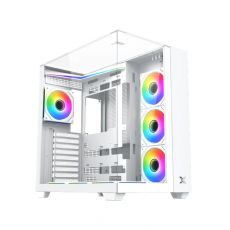 Xigmatek Case ATX - Aqua V Arctic (H23A) - 7 ARGB Fans, image 