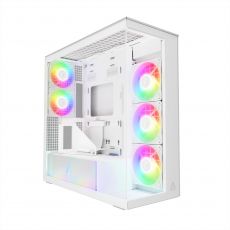 Arctic Case E-ATX - Xtender VG (White) - PCIe Gen 4 riser included, 5 A-RGB Fans included, image 