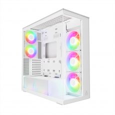 Arctic Case E-ATX - Xtender (White) - 5 A-RGB Fans included, image 