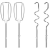 Tefal HT450B38, PrepMix 450W, 2 stainless steel whisks, 2 stainless steel dough hooks, 5 speeds + turbo, image , 3 image