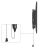Hama TV Wall Bracket, Rigid, Theft Protection, 165 cm (65") up to 50 kg, image _ab__is.image_number.default