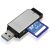 Hama USB 3.0 Card Reader, SD/microSD, silver, image _ab__is.image_number.default