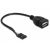 Delock Power USB Pin header female > USB 2.0 type-A female 20 cm, image 