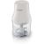 Tocător PHILIPS HR1393/00, 450W 0.7L plastic bowl, white, image 