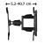 Hama FULLMOTION TV Wall Bracket, 3 Stars, 191 cm (75"), black, image _ab__is.image_number.default
