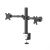Hama Monitor Holder, 2 Monitors, Height-adjustable, Swivel/Tilt, 13" - 35", image 