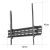 Hama TV Wall Bracket, Rigid, 191 cm (75") to 40 kg, 220814, image , 7 image