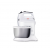 Tefal HT312138, Quick mix Hand Mixer with bowl, 300 W, 5 Speeds + turbo, 2 Beaters, 2 Dough hooks, automatic rotating bowl, white & inox standbowl, image _ab__is.image_number.default