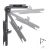 Hama TV Ceiling Mount, Swivel, Height-adjustable, 117 cm (46") up to 20 kg, 220876, image _ab__is.image_number.default