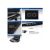 Laptop cooling stand, up to 17", adjustable height (2 positions), 4-port hub, image , 5 image