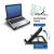 Laptop cooling stand, up to 17", adjustable height (5 positions), 2-port hub, image , 3 image