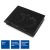 Laptop cooling stand, up to 17", adjustable height (2 positions), 4-port hub, image , 2 image