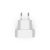 Hama Fast Charger, GaN, 2x USB-C, Folding Mini Charger, PD, 40 W, white, image _ab__is.image_number.default