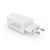 Hama Fast Charger, GaN, 2x USB-C, 1x USB-A, Mini Charger, PD, 65 W, white, image _ab__is.image_number.default