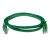 Green 5 meter U/UTP CAT6 patch cable with RJ45 connectors, image , 2 image