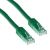 Green 5 meter U/UTP CAT6 patch cable with RJ45 connectors, image 