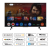 METZ TV 65" 65MNH7000Z UHD 4K QD-Mini LED, Matte Screen Ultra, Google TV, Клас E, image , 5 image