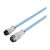 HyperX USB-C Coiled Cable Light Blue-White, image , 4 image