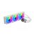 1stPlayer Water Cooling 360mm - Thunderstorm TS4 360 White - Digital Display, aRGB, image , 3 image