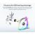 Montech RX140 PWM, REVERSE Fan, 140mm, ARGB, White, image , 4 image