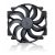 Noctua Fan 140mm - NF-A14x25r G2 PWM chromax.black, image _ab__is.image_number.default