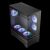 Gamdias Case mATX - AURA GC12 ARGB BK - 6 x 120 mm A-RGB, USB-C, Tempered Glass, image , 3 image