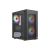 AeroCool Case mATX - Hexform-G-BK-v2 - 3 fans included, image 