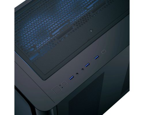 AeroCool Case ATX - P500C-G-BK-v1 - 4 x 120 mm Infinity Mirror A-RGB, image , 4 image