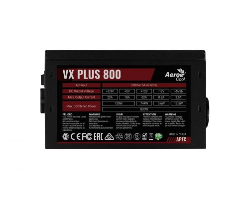 AeroCool PSU VX PLUS STEALTH 800W A-PFC - ACPN-VS80AEY.12, image _ab__is.image_number.default