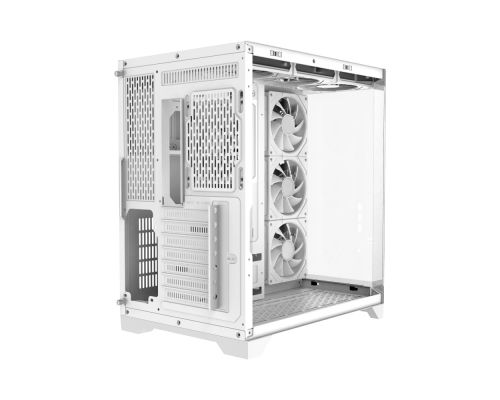 Gamemax Case ATX - HYPE-A White - 4 x 120 mm Addressable RGB fans, image , 10 image